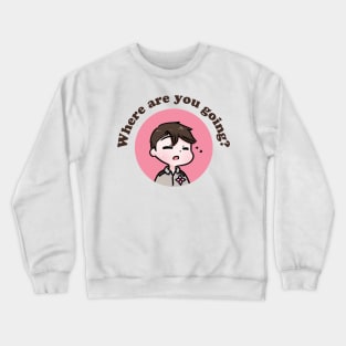 Hetalia Indonesia chibi where are you going Crewneck Sweatshirt